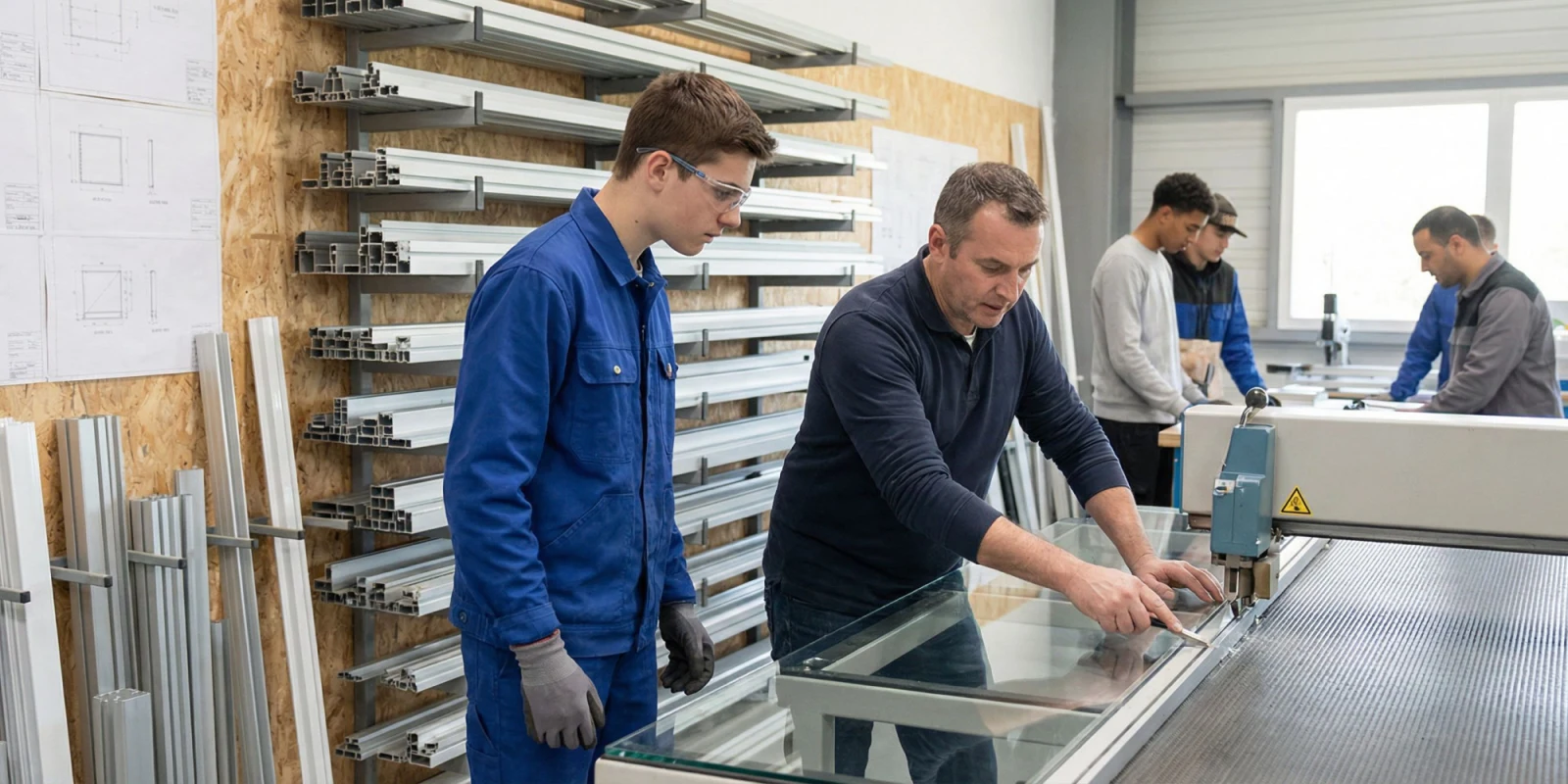 Emploi d'Été en Atelier Alu-Verre : Booster Ton Bac Pro MAV